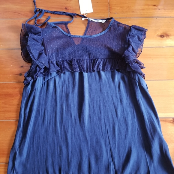 Luna Summer Cropped Top. Size Medium.  New - Picture 4 of 11